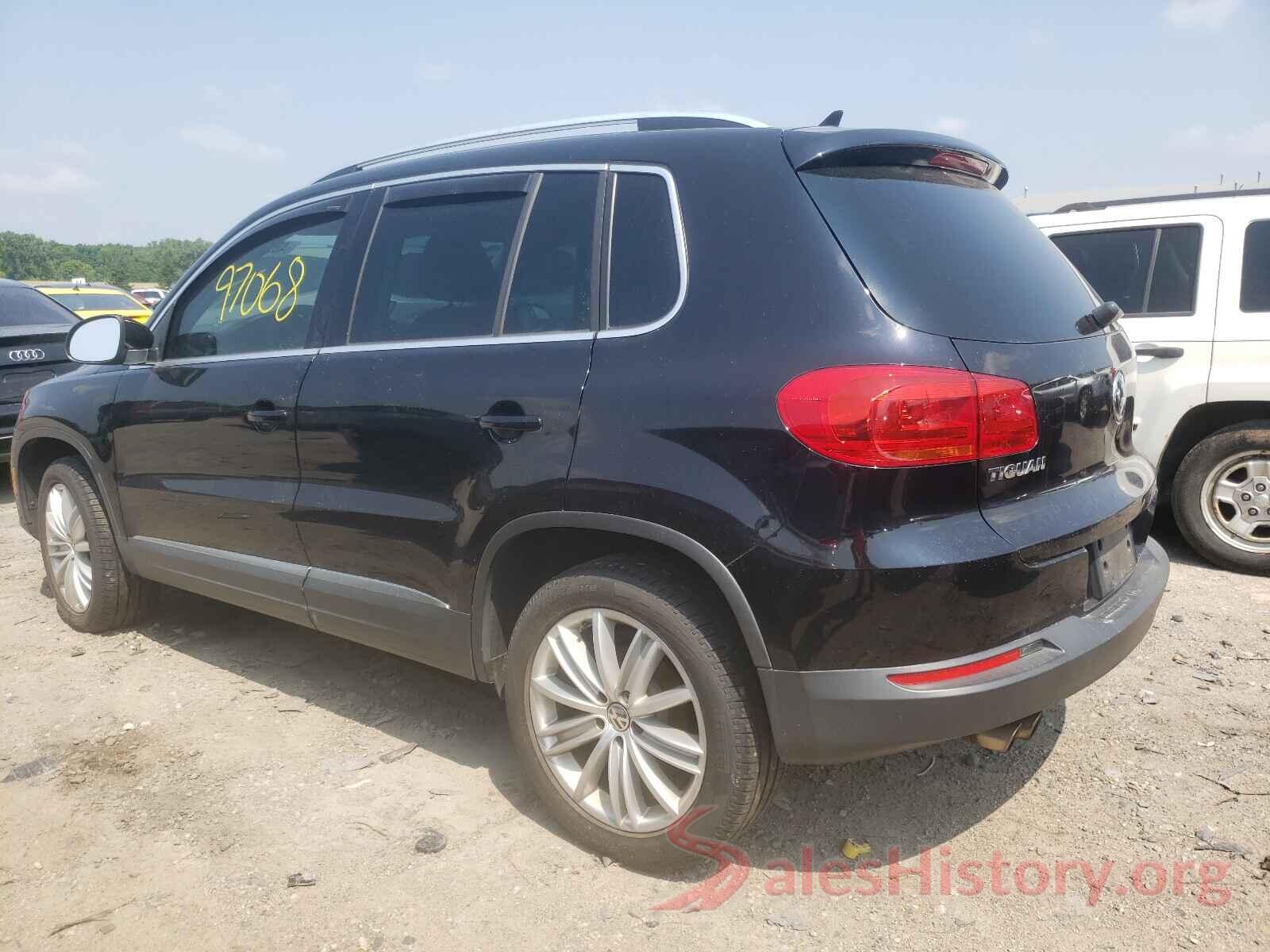 WVGBV7AX1CW525709 2012 VOLKSWAGEN TIGUAN