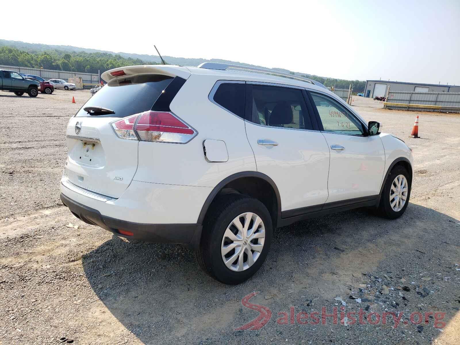 KNMAT2MV3GP676991 2016 NISSAN ROGUE