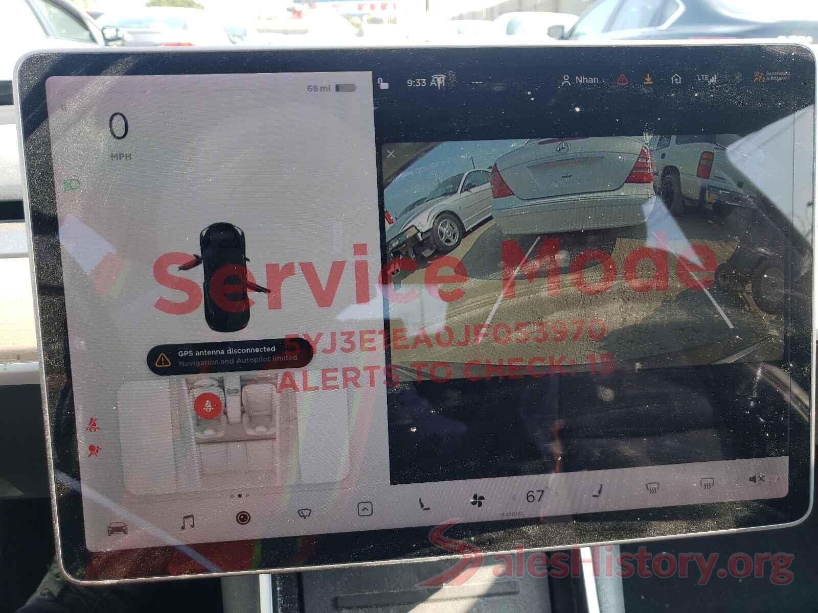 5YJ3E1EA0JF053970 2018 TESLA MODEL 3