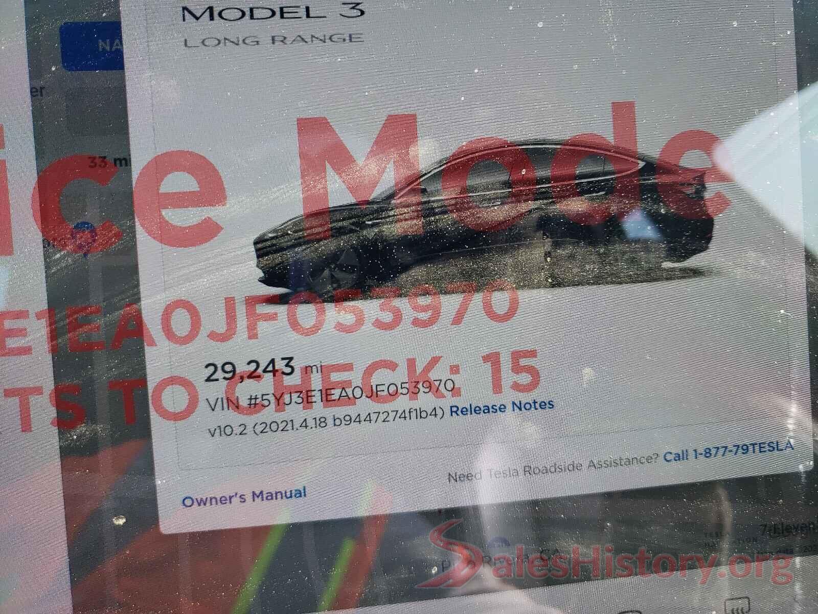 5YJ3E1EA0JF053970 2018 TESLA MODEL 3