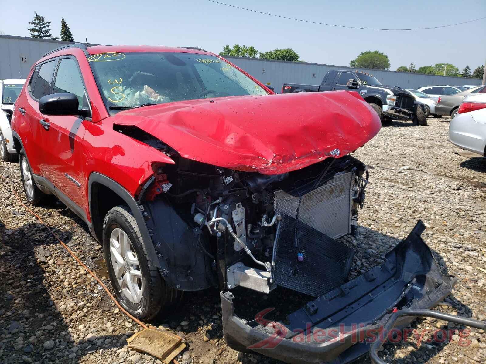 3C4NJDABXJT201435 2018 JEEP COMPASS