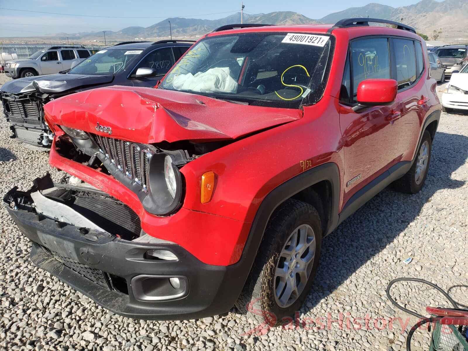 ZACCJBBT1GPD02155 2016 JEEP RENEGADE