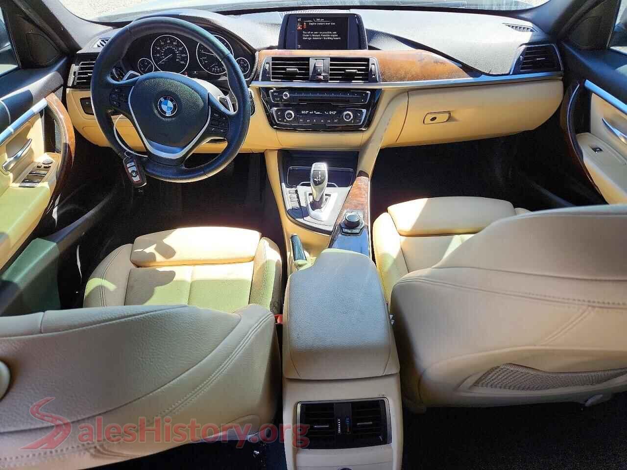 2017 BMW 3 SERIES VIN WBA8B9G5XHNU48907, interior dashboard