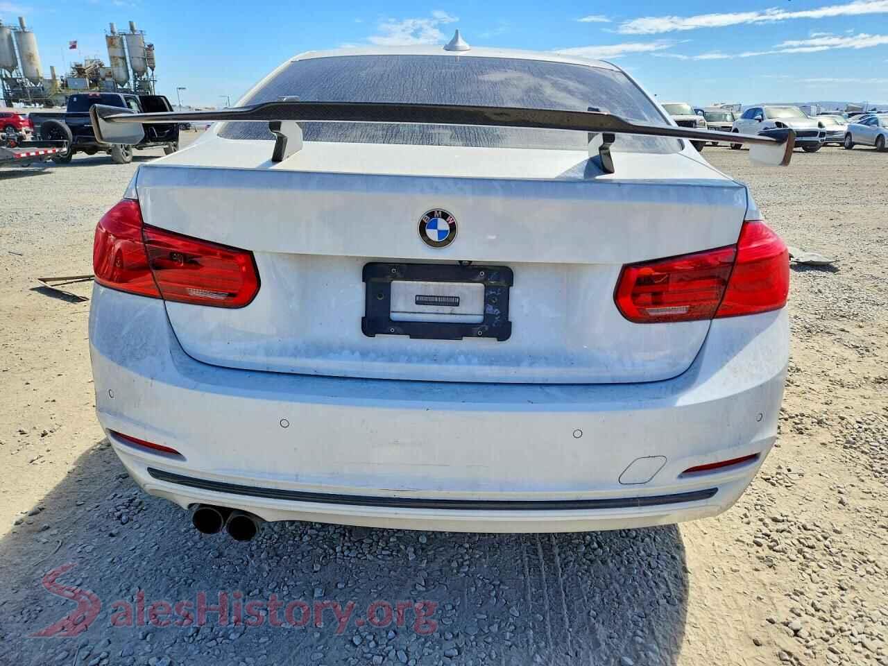 2017 BMW 3 SERIES VIN WBA8B9G5XHNU48907, left side view