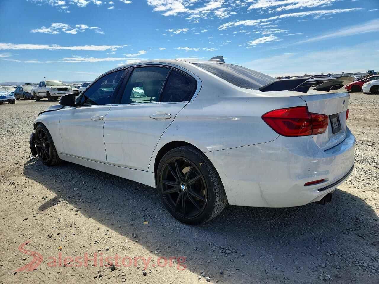 2017 BMW 3 SERIES VIN WBA8B9G5XHNU48907, front view