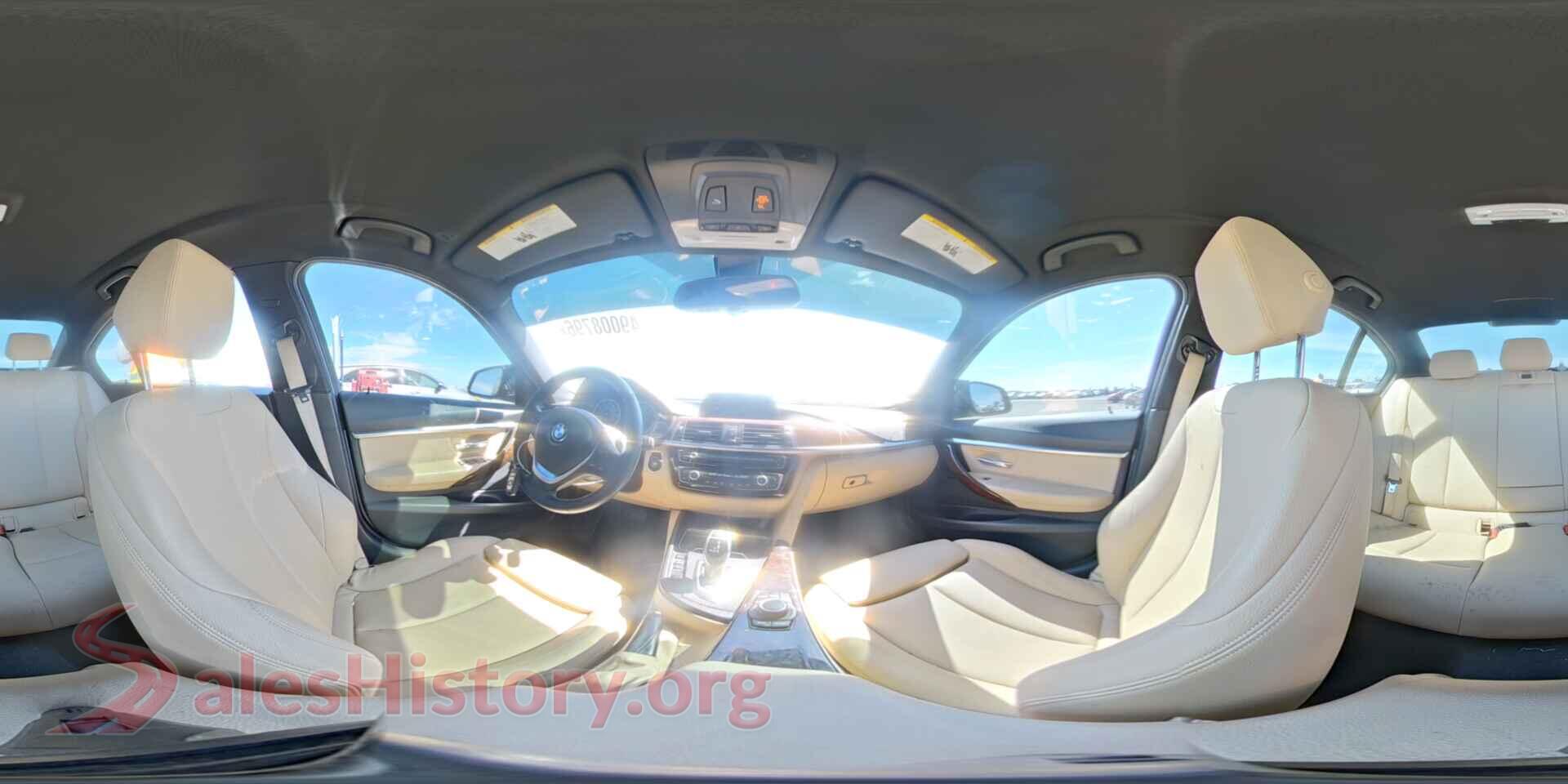 2017 BMW 3 SERIES VIN WBA8B9G5XHNU48907, damage close-up