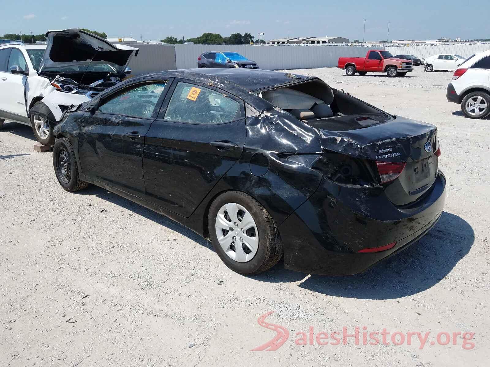 5NPDH4AE6GH774455 2016 HYUNDAI ELANTRA