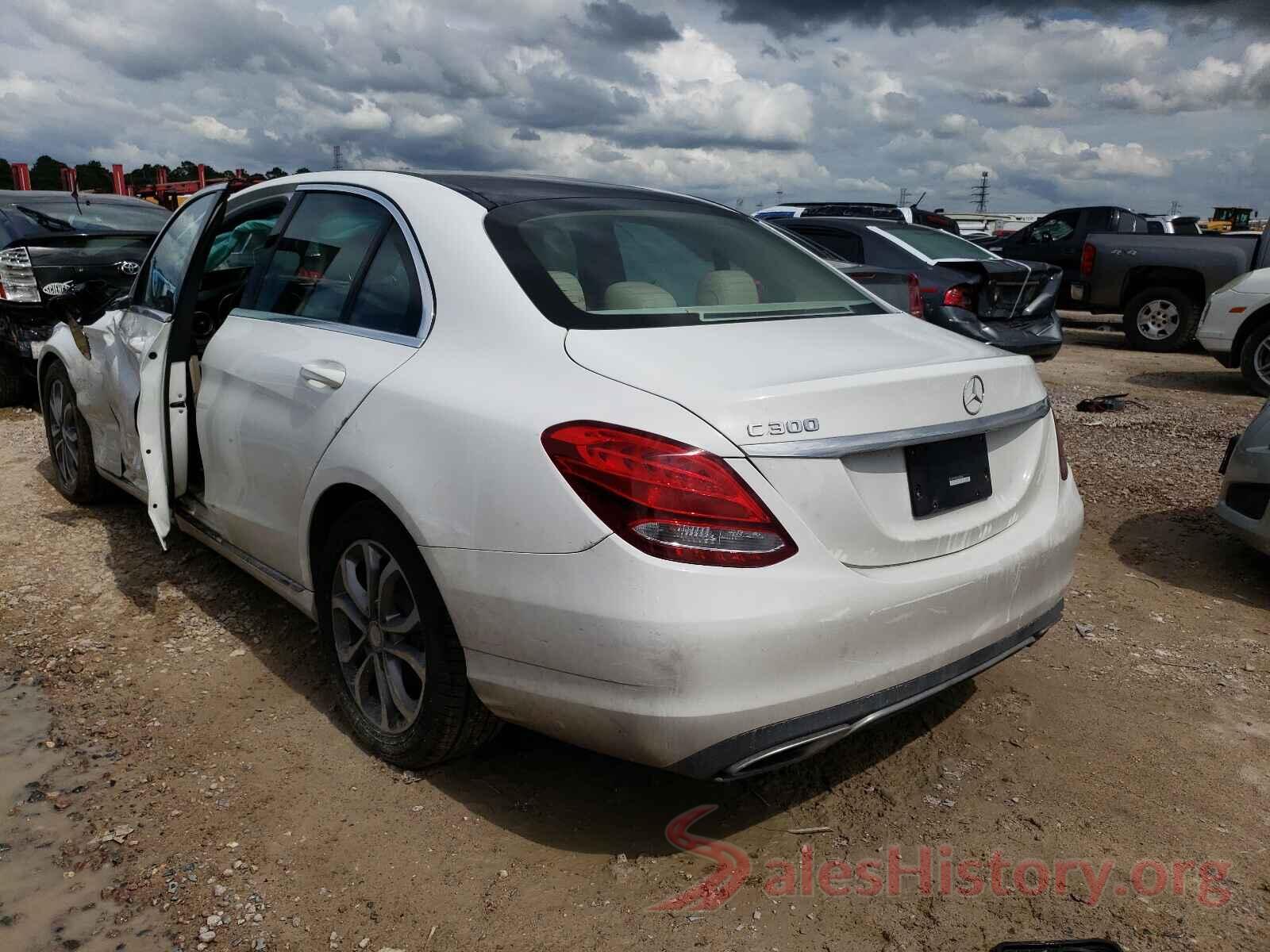 55SWF4JB0HU200548 2017 MERCEDES-BENZ C CLASS