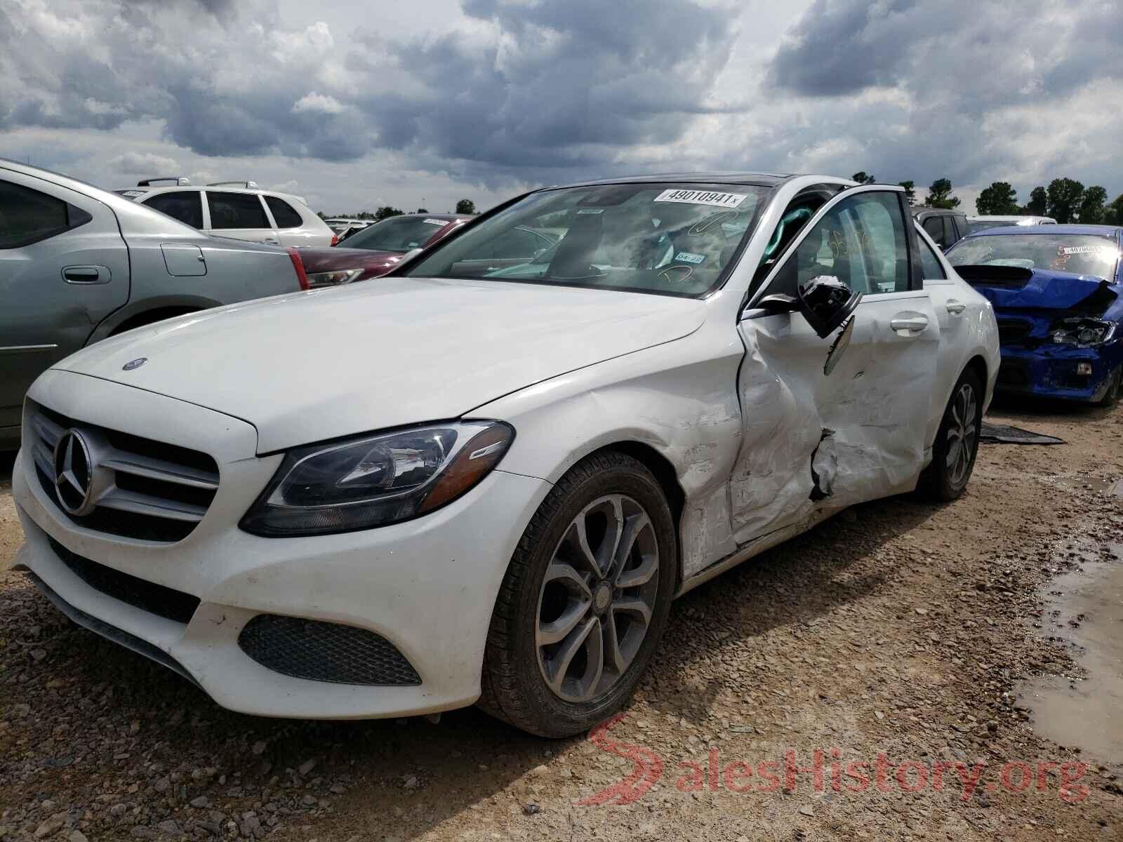 55SWF4JB0HU200548 2017 MERCEDES-BENZ C CLASS