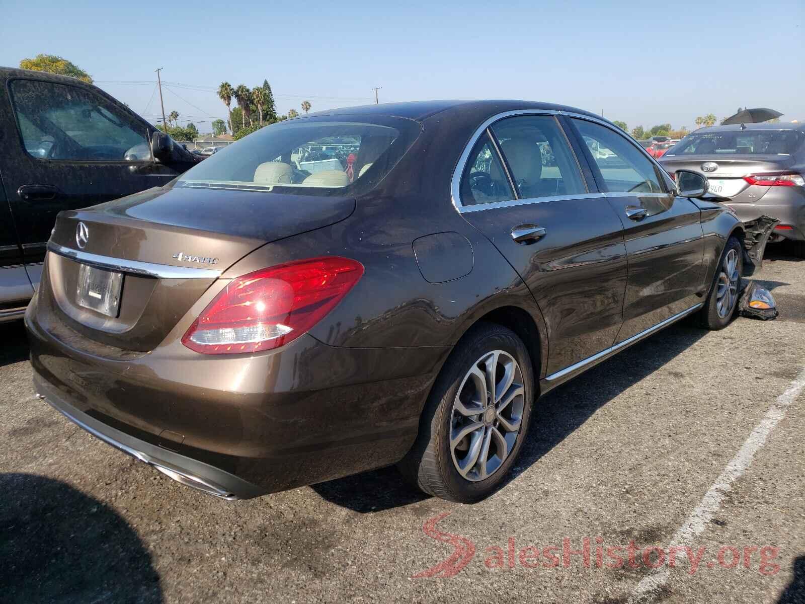 55SWF4KB1GU137599 2016 MERCEDES-BENZ C CLASS