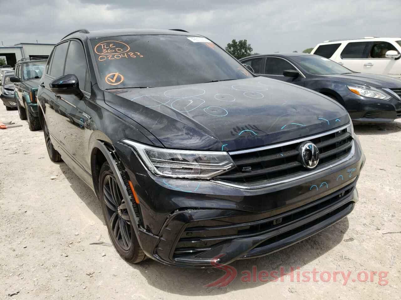 3VVCB7AXXNM020483 2022 VOLKSWAGEN TIGUAN