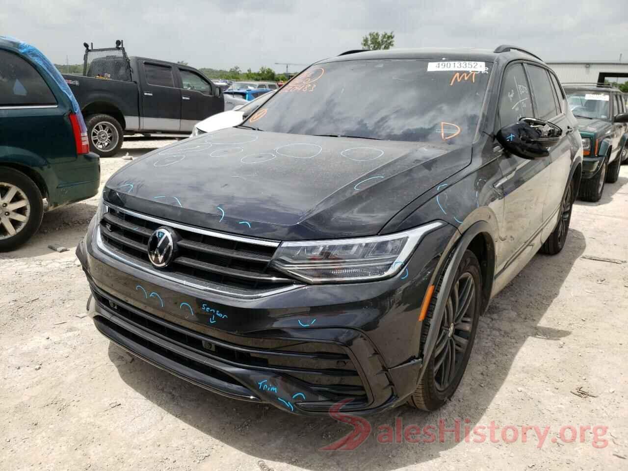 3VVCB7AXXNM020483 2022 VOLKSWAGEN TIGUAN