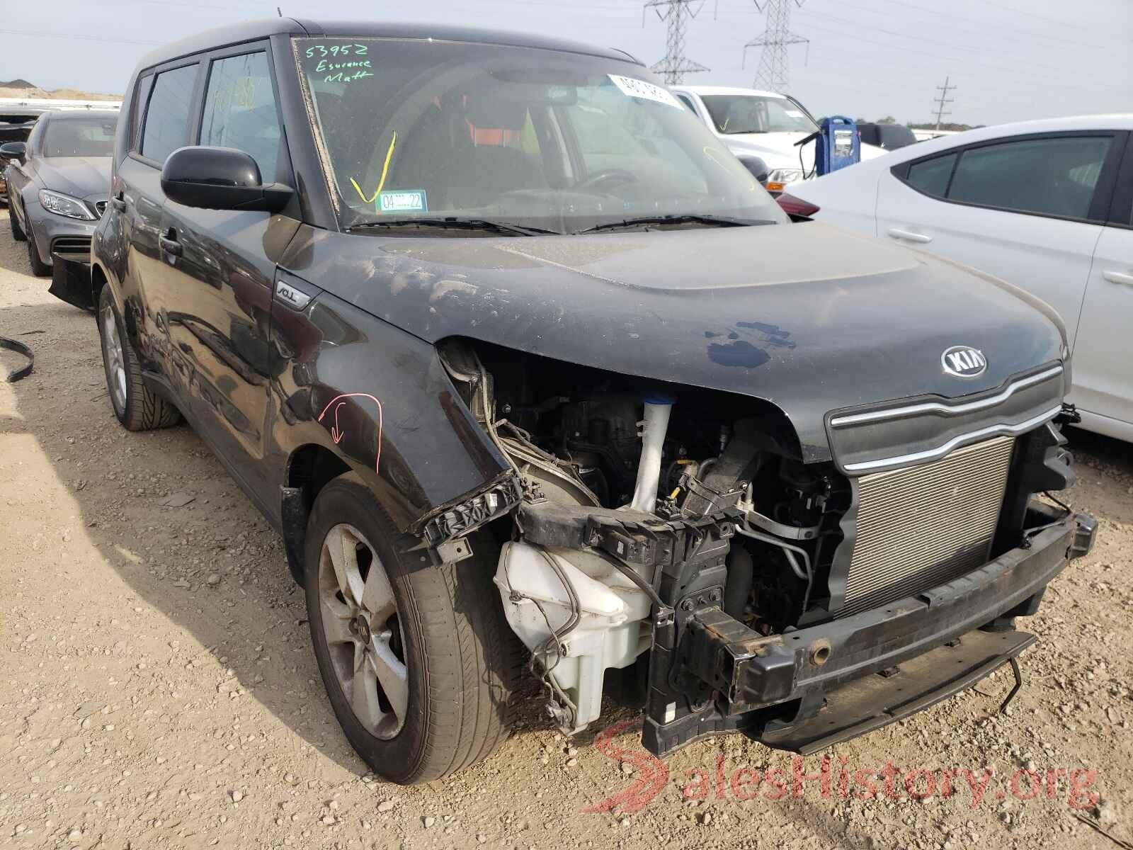 KNDJN2A27K7645109 2019 KIA SOUL