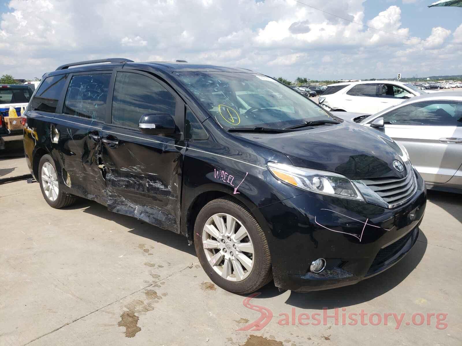 5TDYZ3DC6HS821403 2017 TOYOTA SIENNA