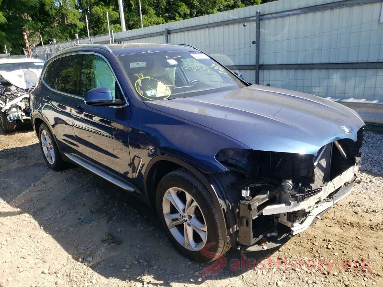 5UXTR9C53KLE15735 2019 BMW X3