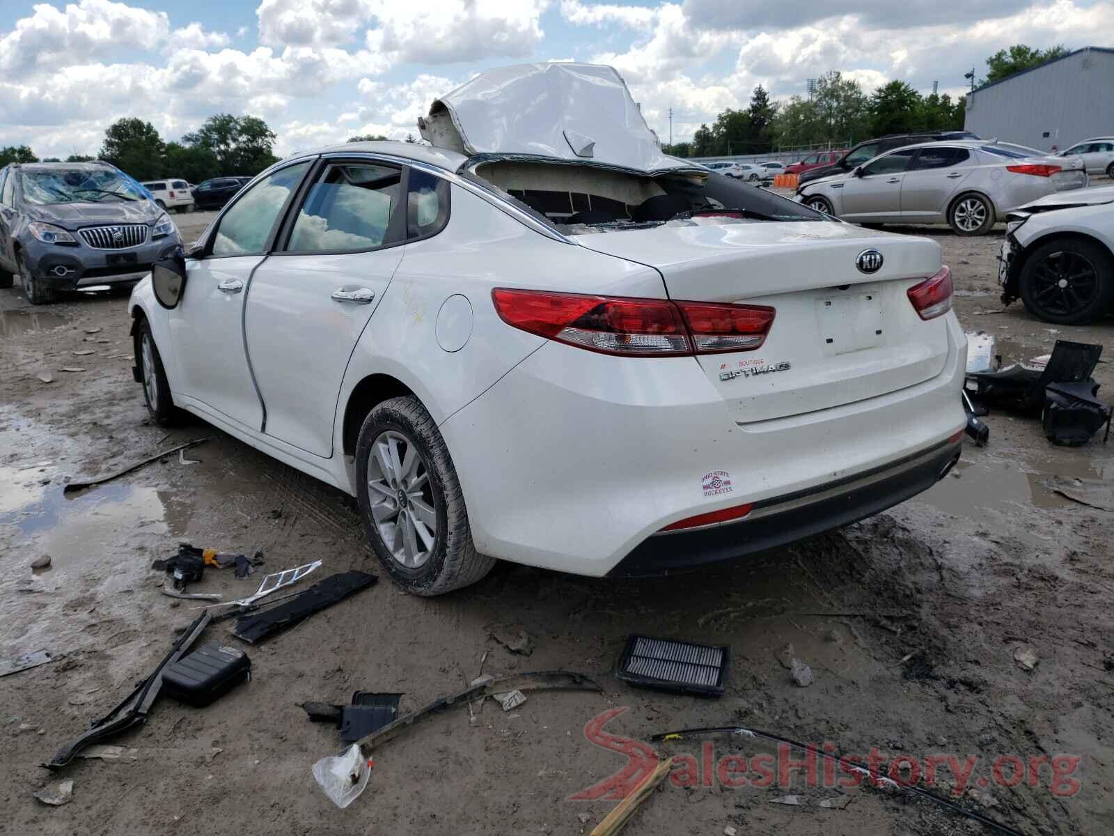 KNAGT4L31G5073701 2016 KIA OPTIMA