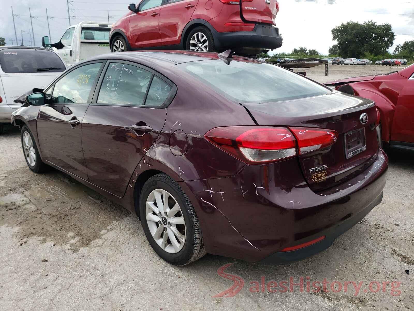 3KPFL4A7XHE008646 2017 KIA FORTE