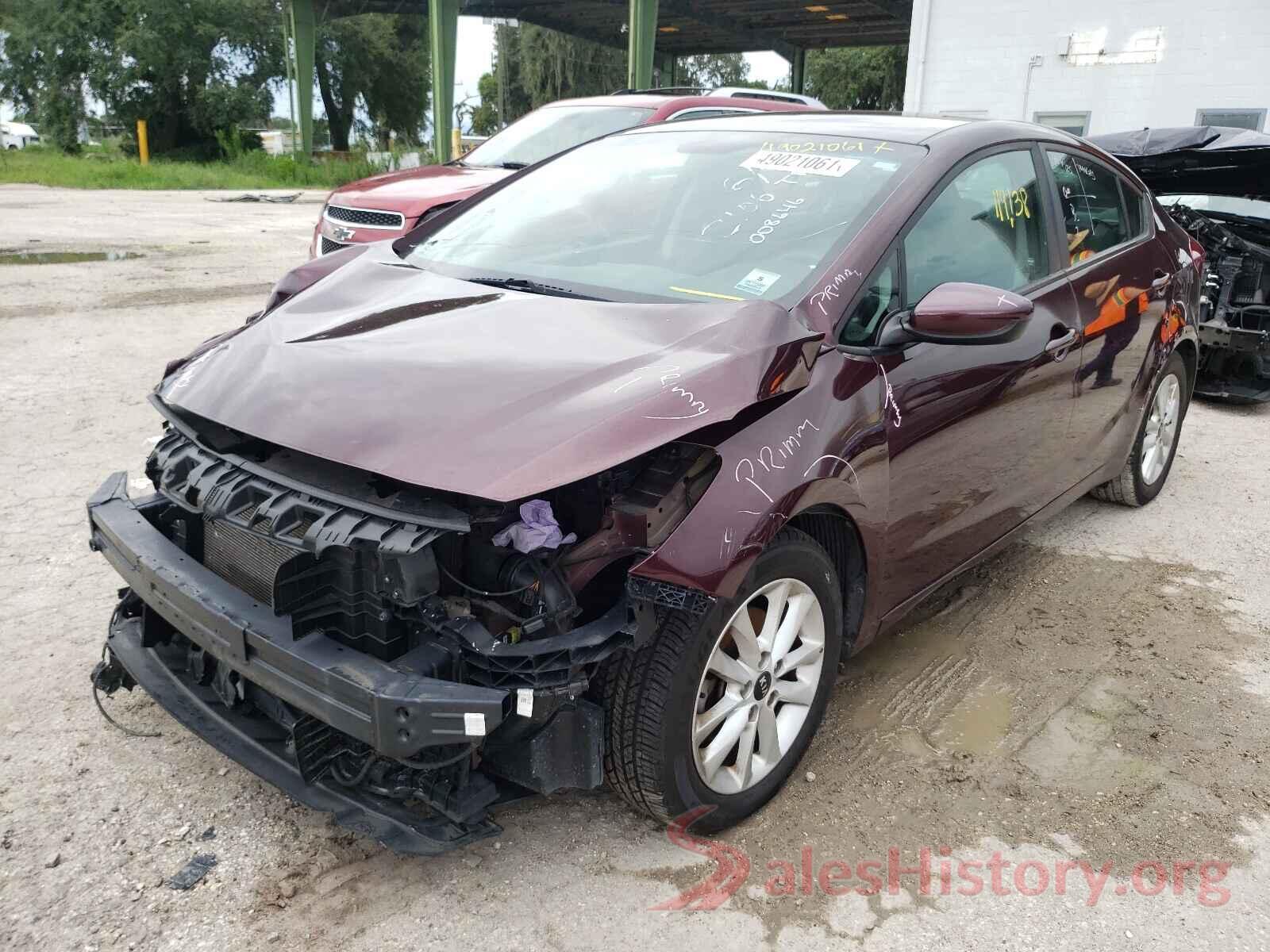 3KPFL4A7XHE008646 2017 KIA FORTE