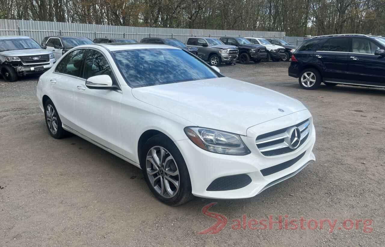 55SWF4KB1JU250220 2018 MERCEDES-BENZ C-CLASS