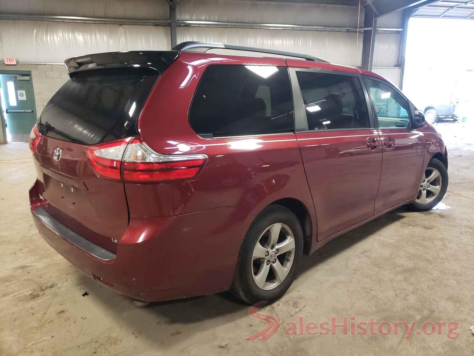 5TDKK3DC0GS726991 2016 TOYOTA SIENNA