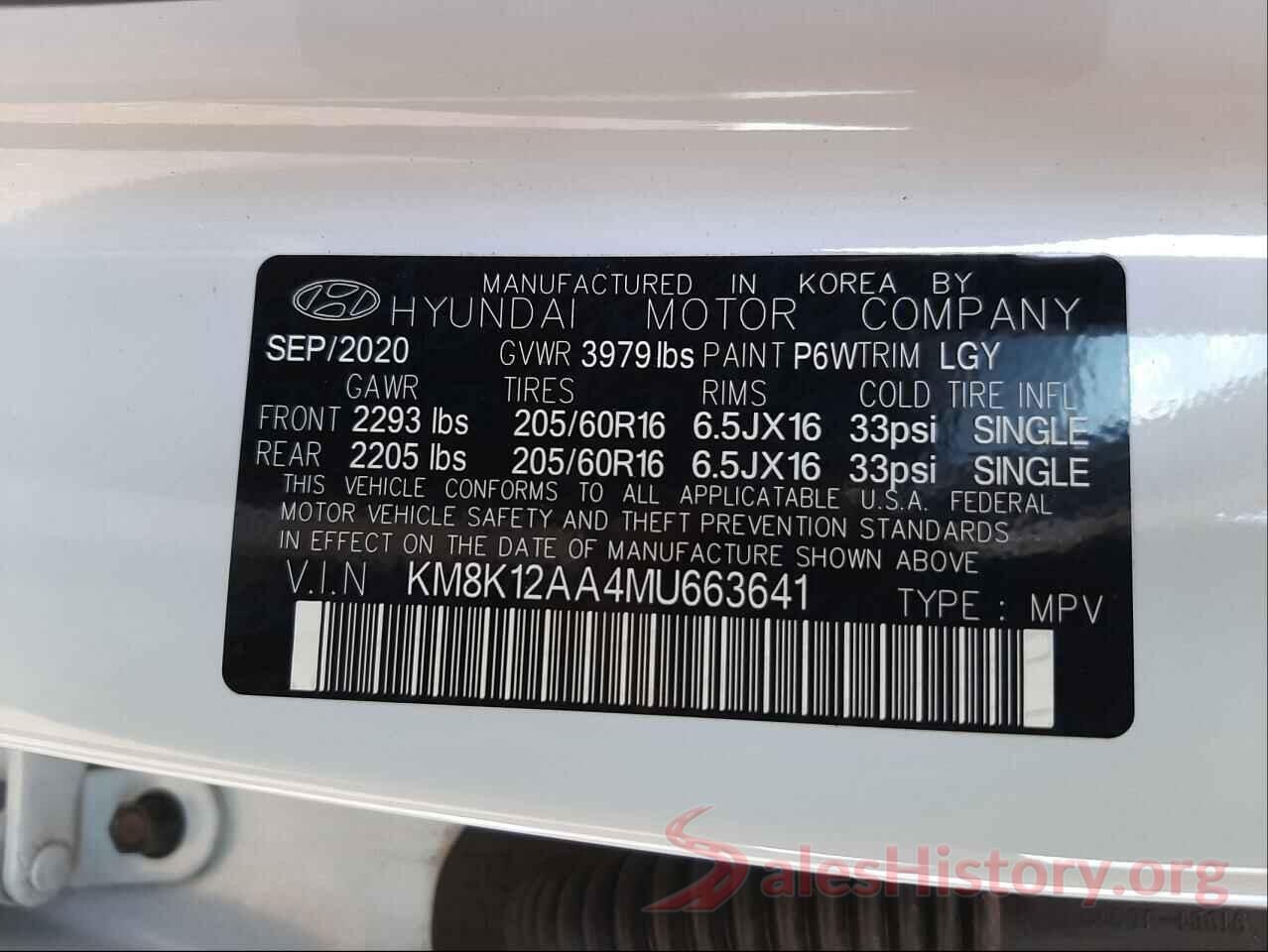 KM8K12AA4MU663641 2021 HYUNDAI KONA