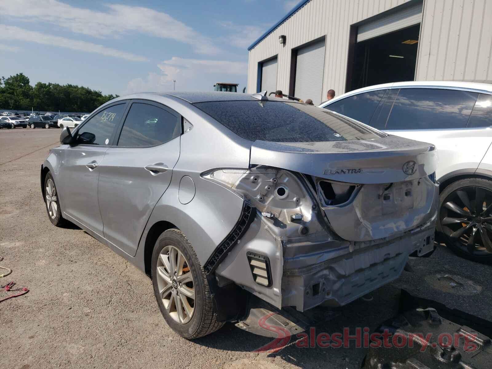 5NPDH4AE4GH725254 2016 HYUNDAI ELANTRA