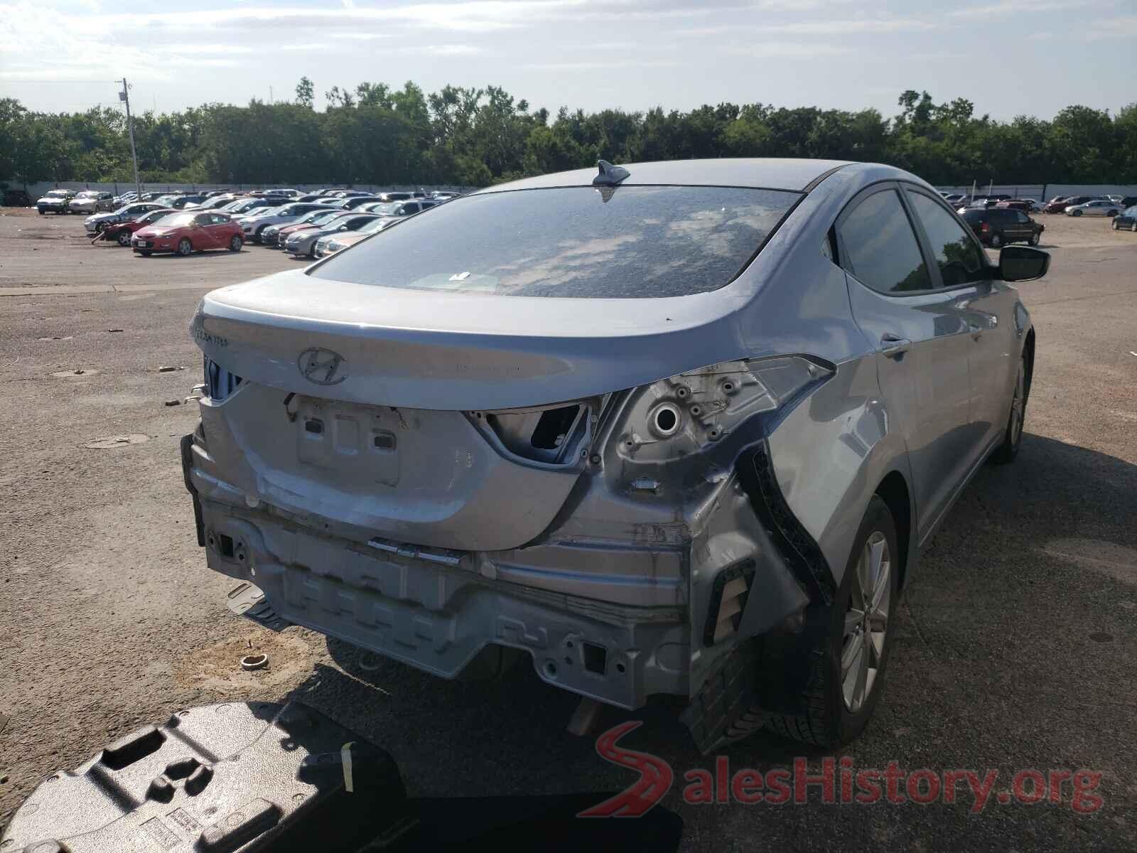 5NPDH4AE4GH725254 2016 HYUNDAI ELANTRA