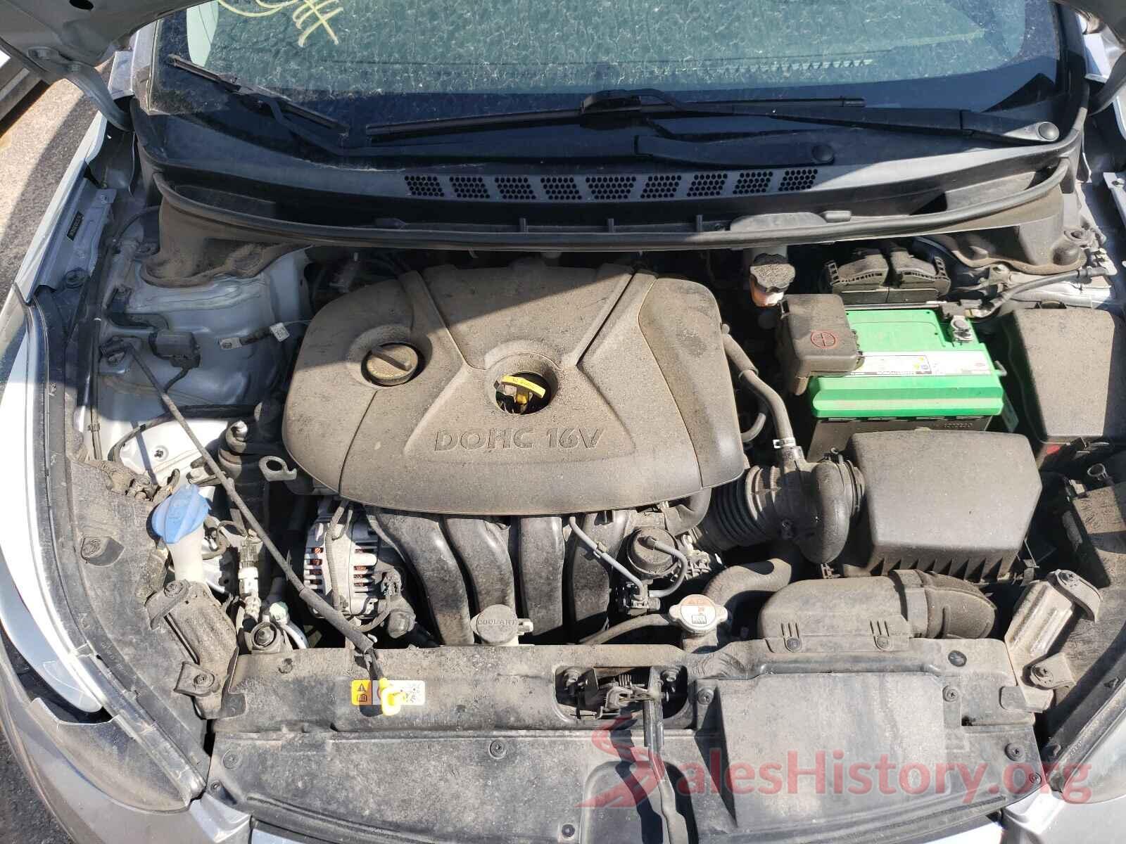 5NPDH4AE4GH725254 2016 HYUNDAI ELANTRA