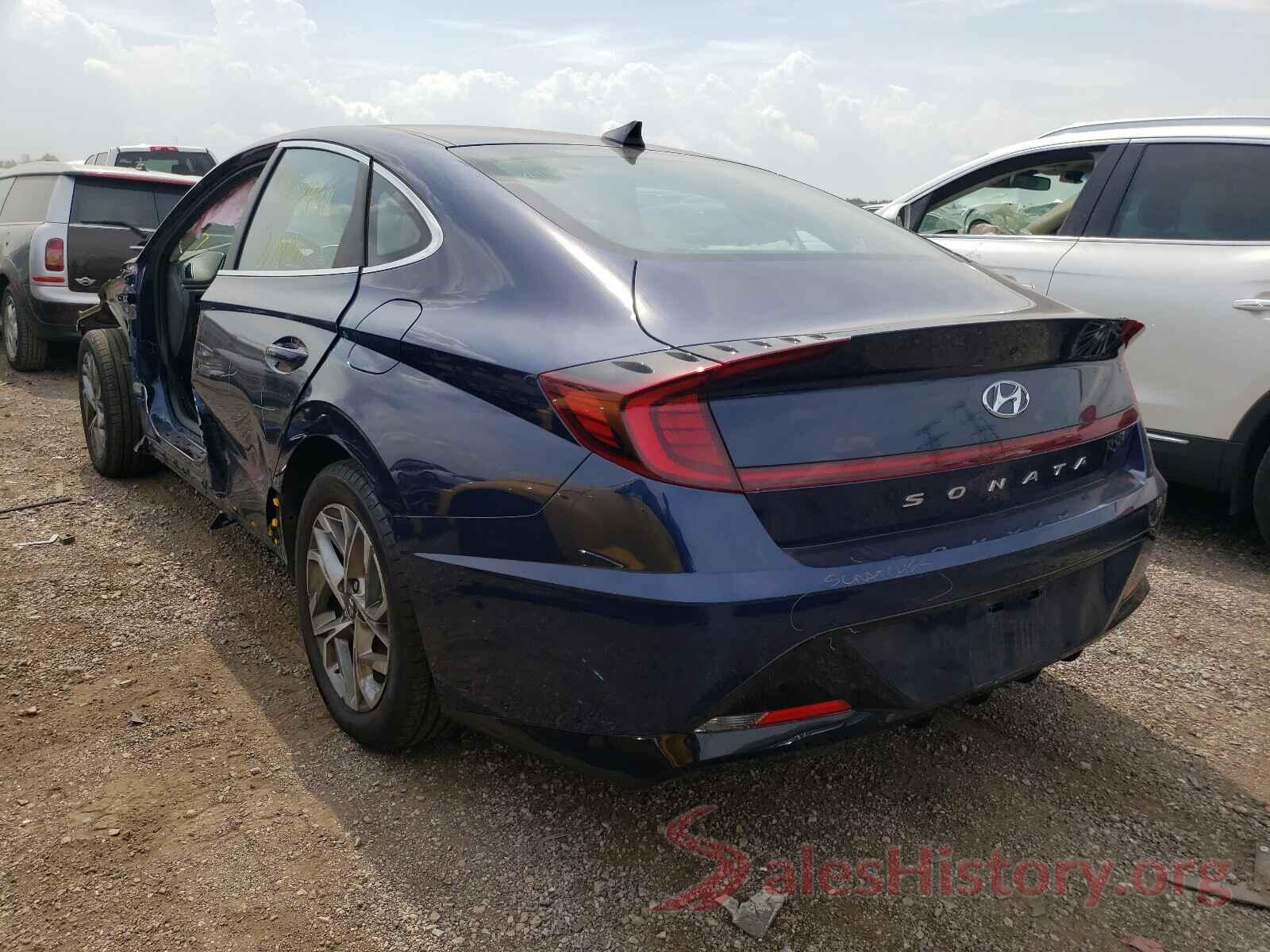 5NPEL4JA3LH051138 2020 HYUNDAI SONATA