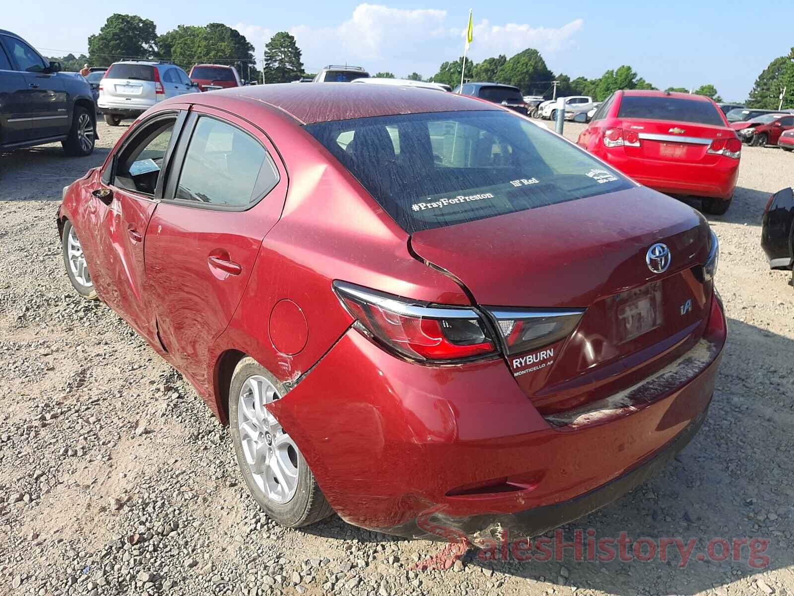 3MYDLBYV0HY167689 2017 TOYOTA YARIS