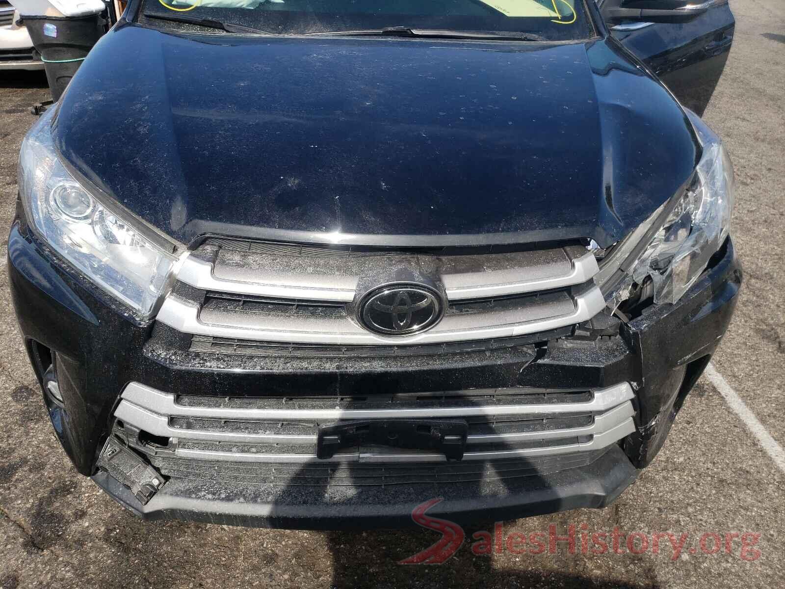 5TDKZRFH2KS560134 2019 TOYOTA HIGHLANDER