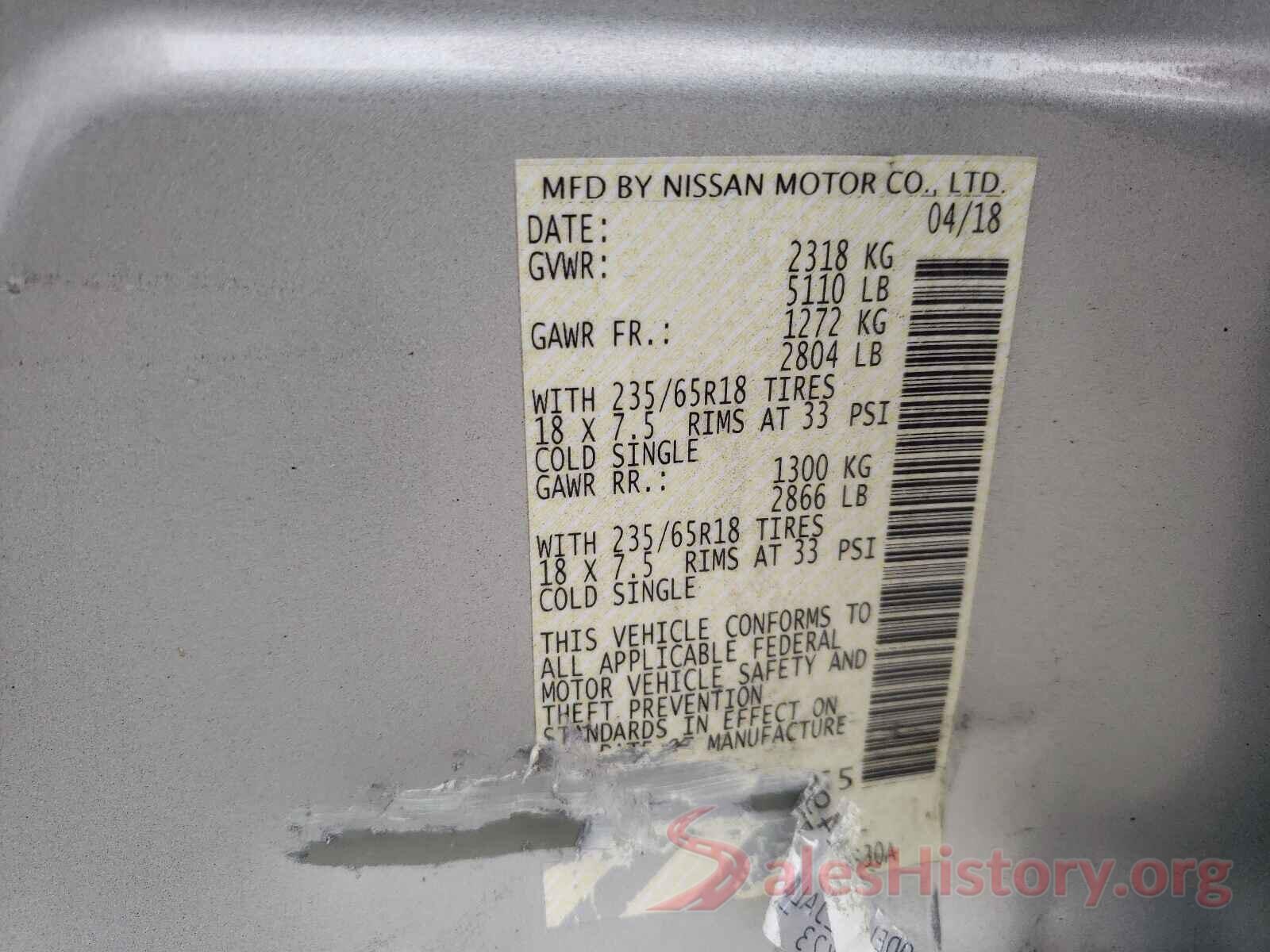 5N1AZ2MG7JN149955 2018 NISSAN MURANO