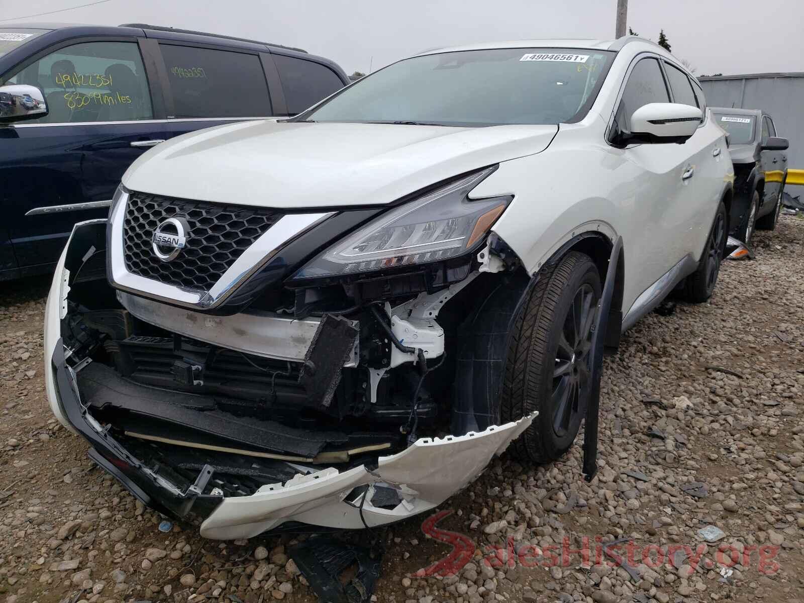 5N1AZ2DS0LN101382 2020 NISSAN MURANO