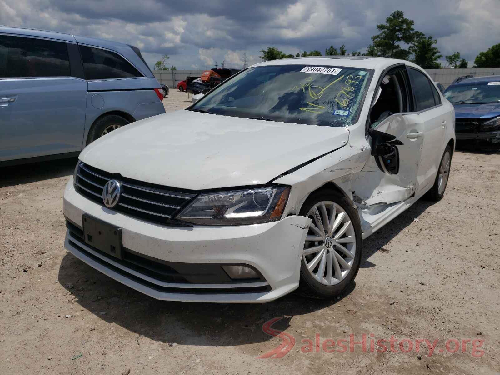 3VWL07AJXGM310884 2016 VOLKSWAGEN JETTA