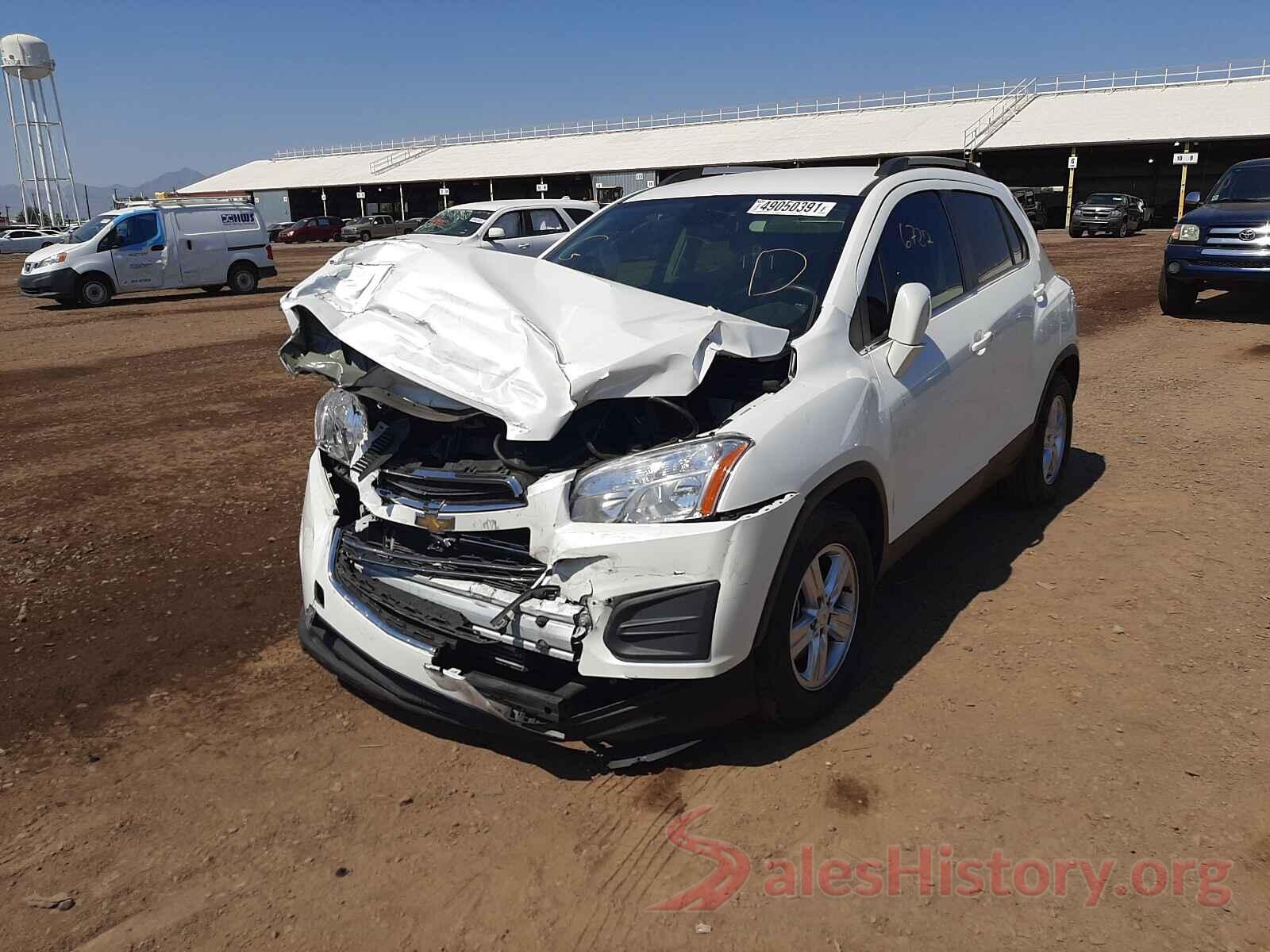 KL7CJLSB9GB653383 2016 CHEVROLET TRAX