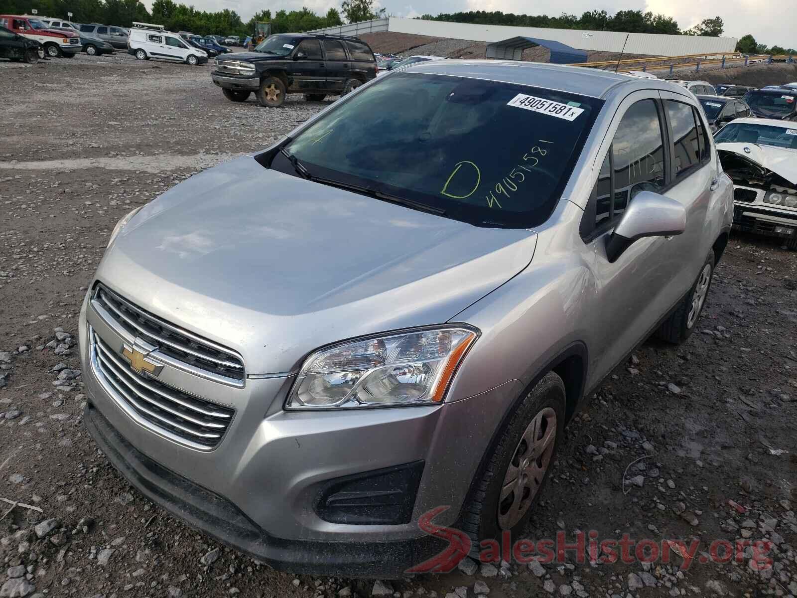 KL7CJKSBXGB761781 2016 CHEVROLET TRAX