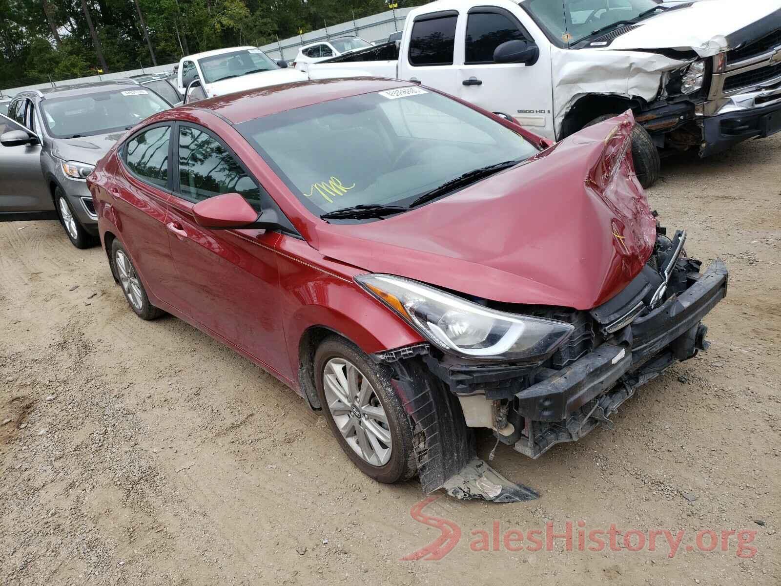 5NPDH4AE7GH733624 2016 HYUNDAI ELANTRA