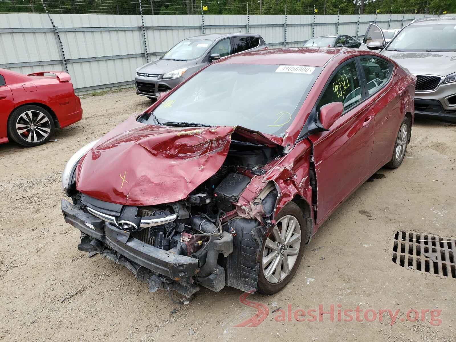 5NPDH4AE7GH733624 2016 HYUNDAI ELANTRA