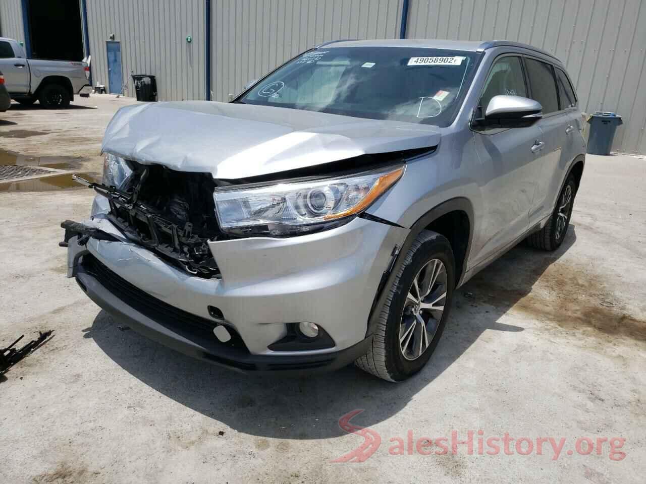 5TDKKRFH9GS502162 2016 TOYOTA HIGHLANDER