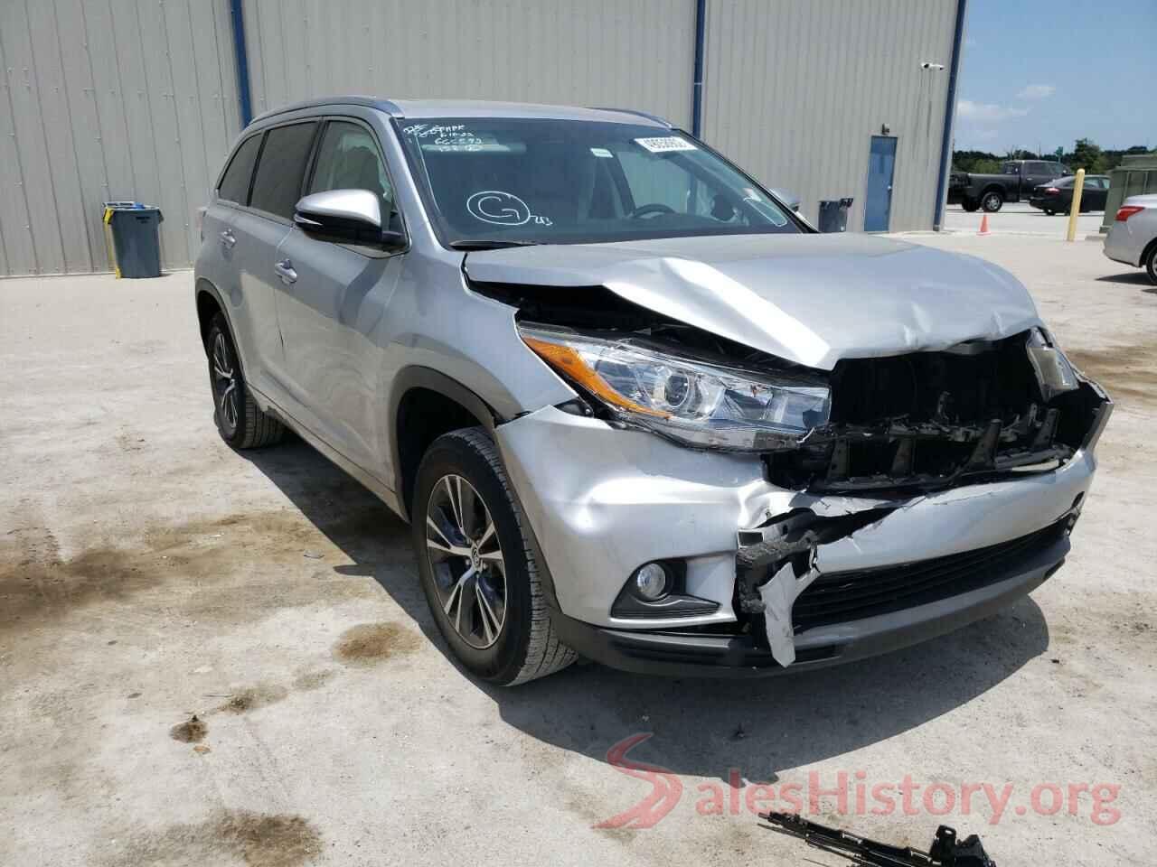 5TDKKRFH9GS502162 2016 TOYOTA HIGHLANDER