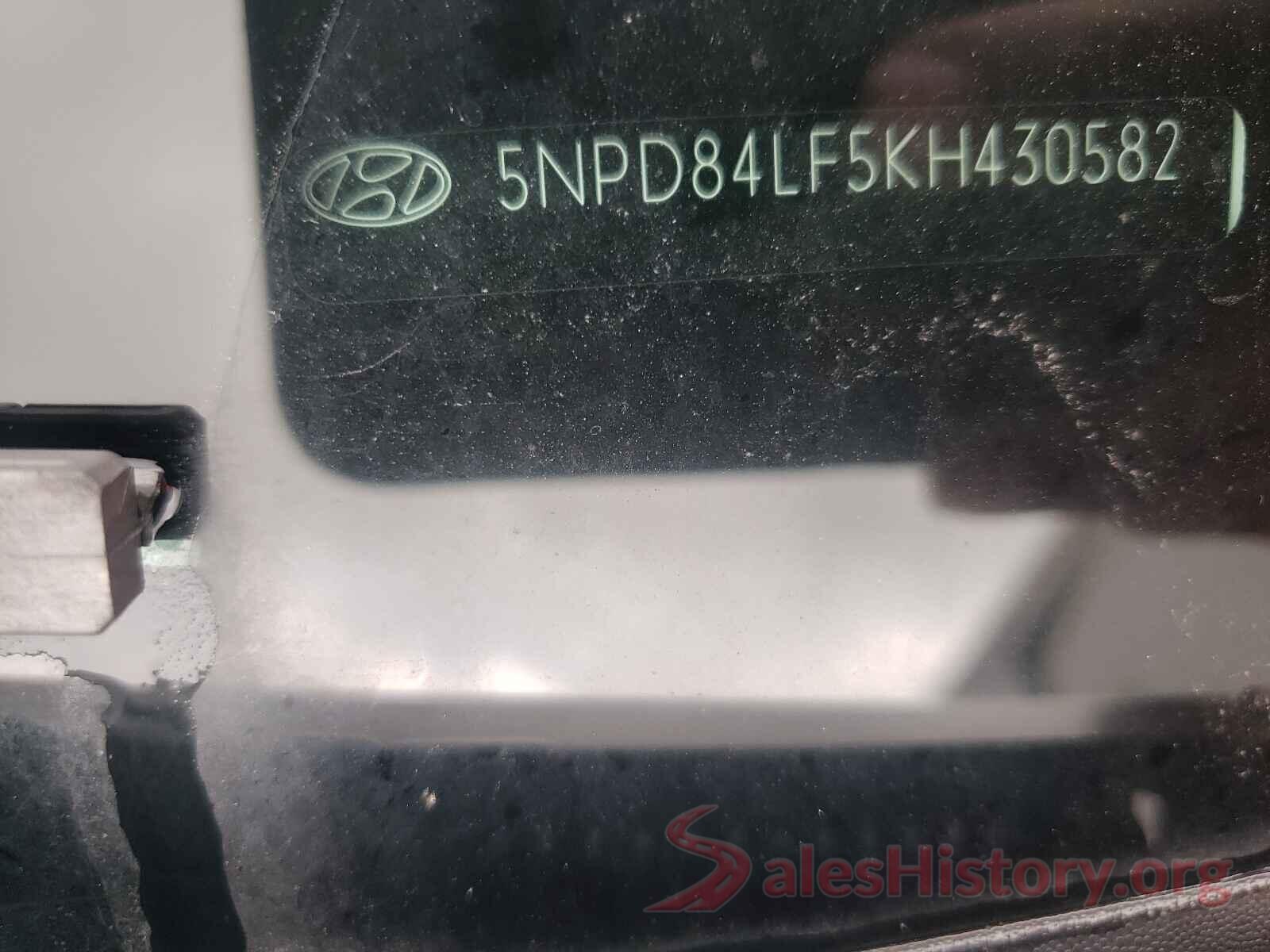 5NPD84LF5KH430582 2019 HYUNDAI ELANTRA