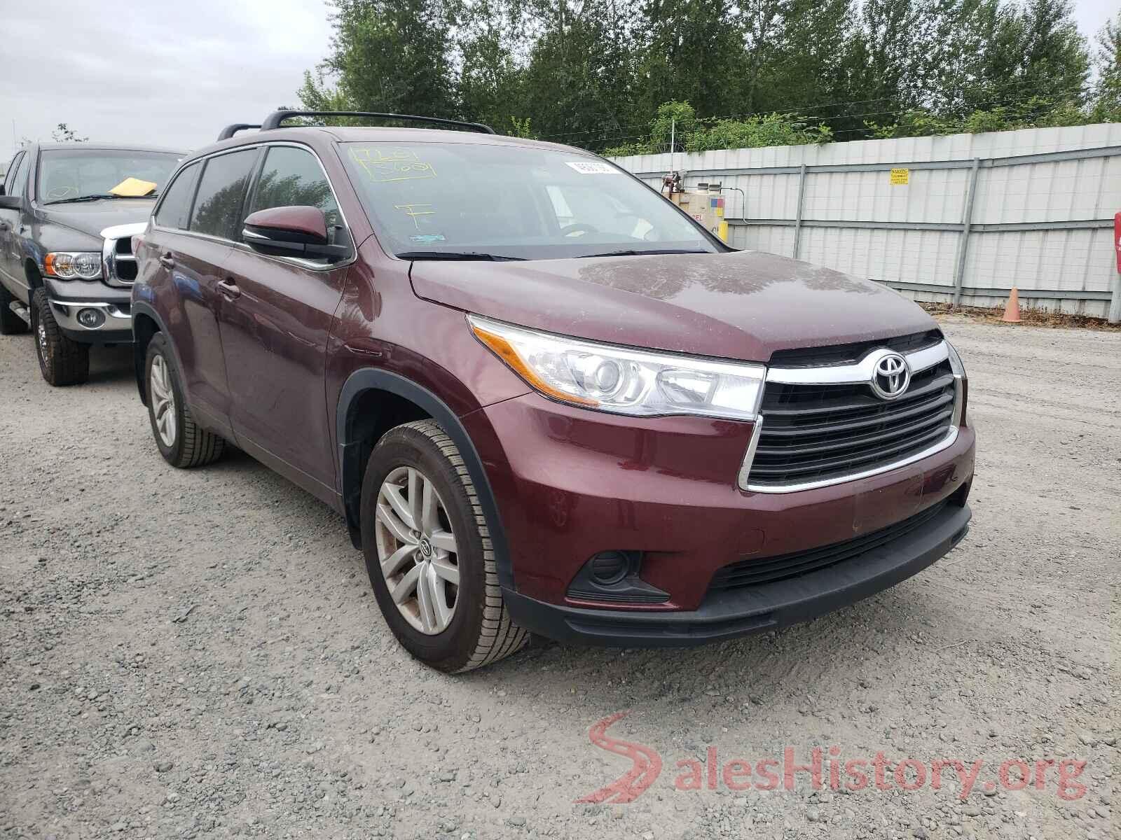 5TDBKRFH1GS248964 2016 TOYOTA HIGHLANDER