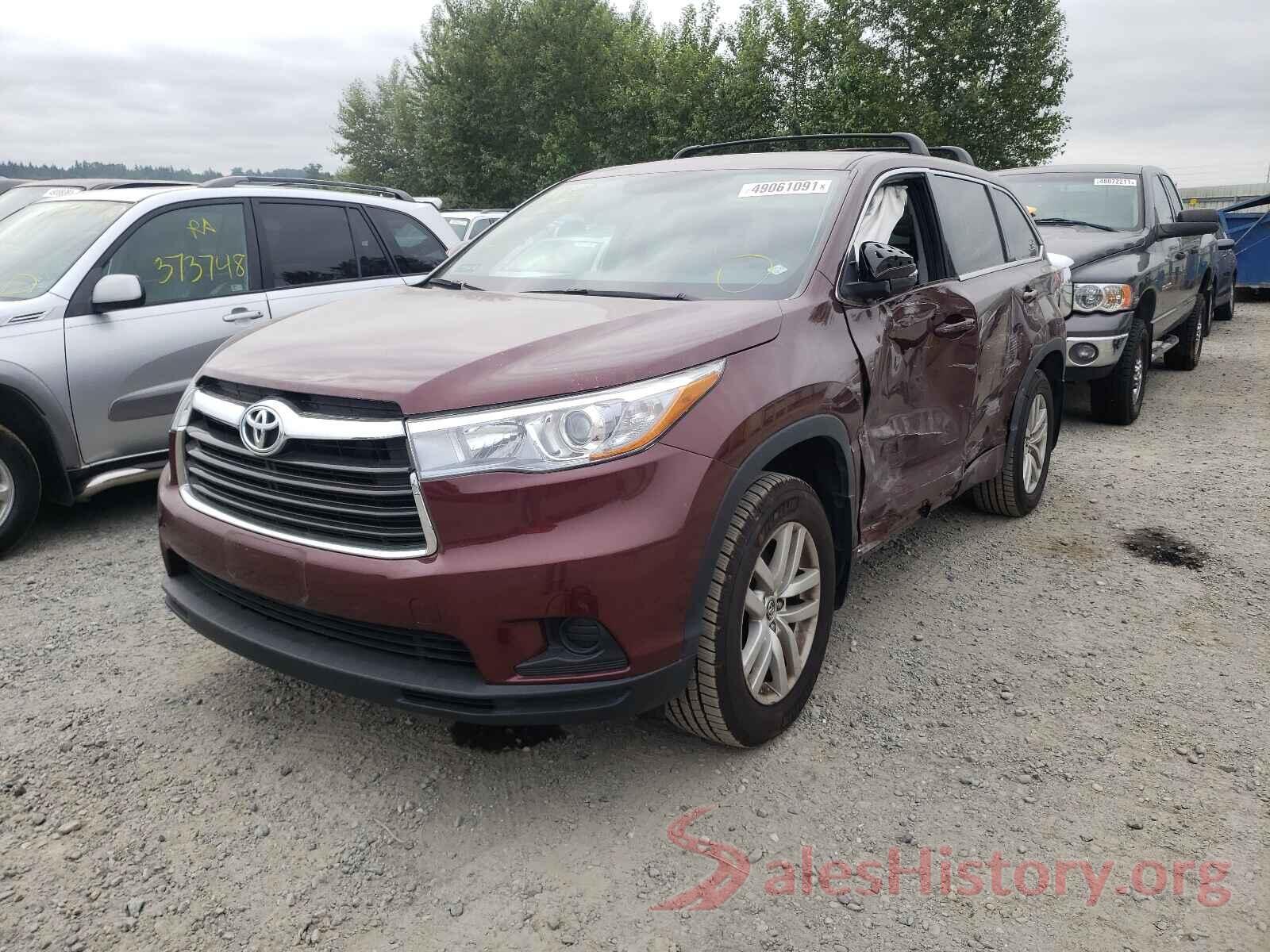 5TDBKRFH1GS248964 2016 TOYOTA HIGHLANDER