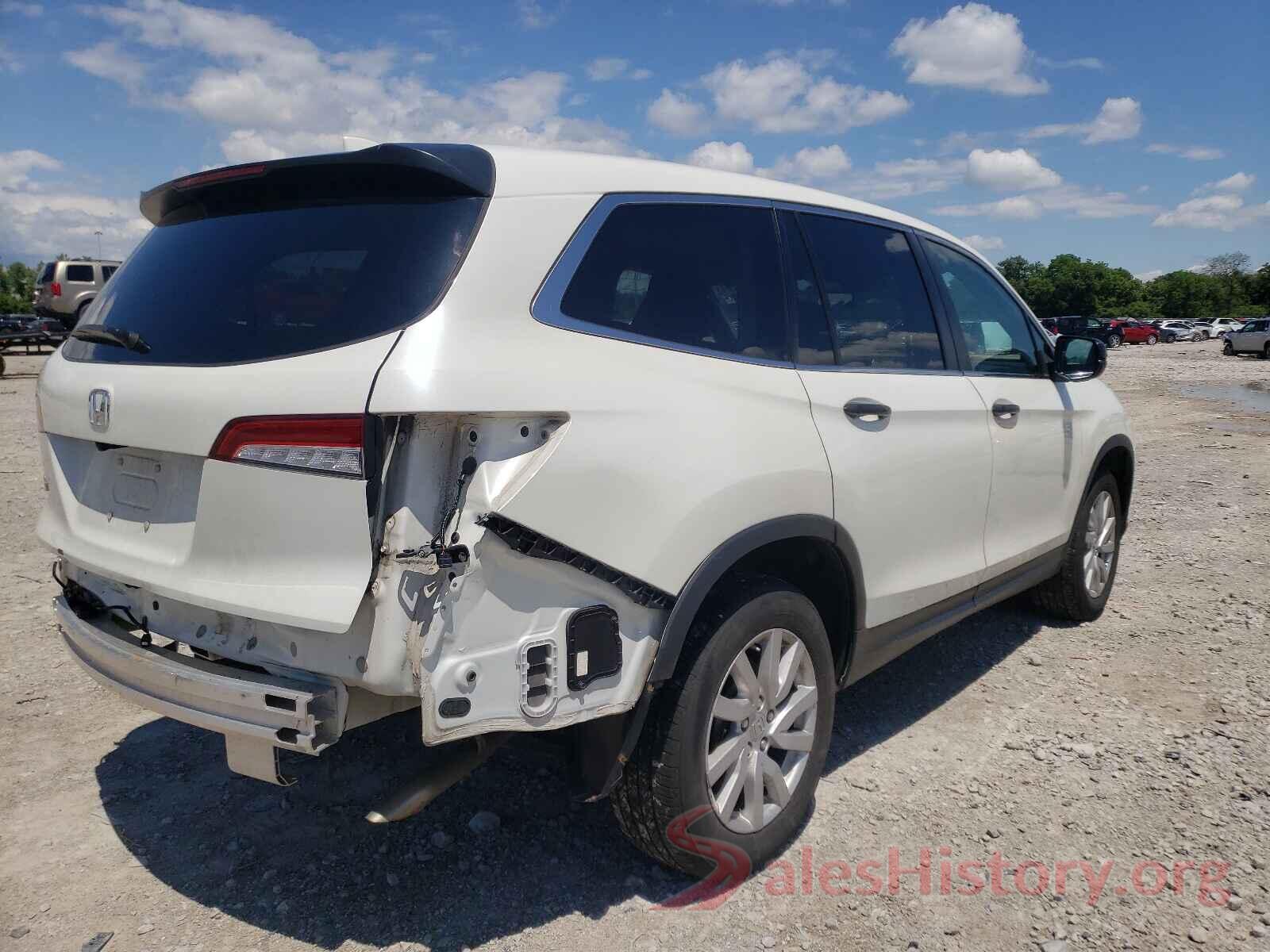 5FNYF5H19KB009926 2019 HONDA PILOT