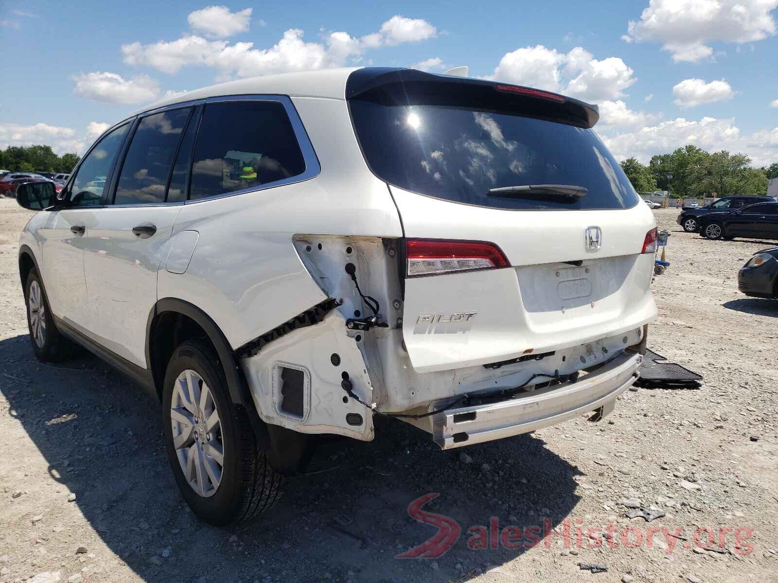 5FNYF5H19KB009926 2019 HONDA PILOT