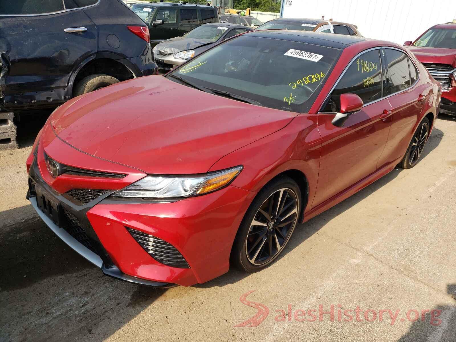 4T1B61HKXKU292296 2019 TOYOTA CAMRY