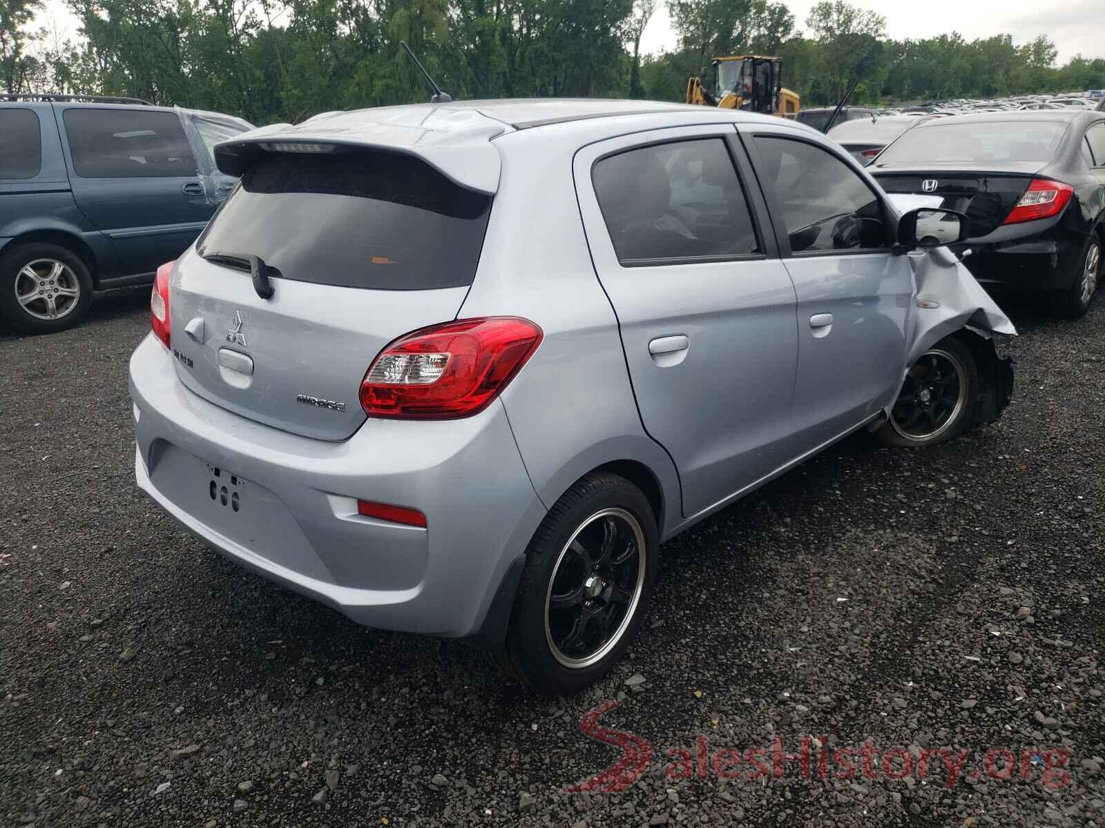 ML32A3HJXKH002589 2019 MITSUBISHI MIRAGE