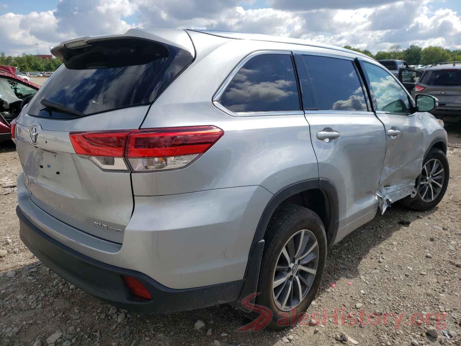 5TDJZRFHXJS525450 2018 TOYOTA HIGHLANDER