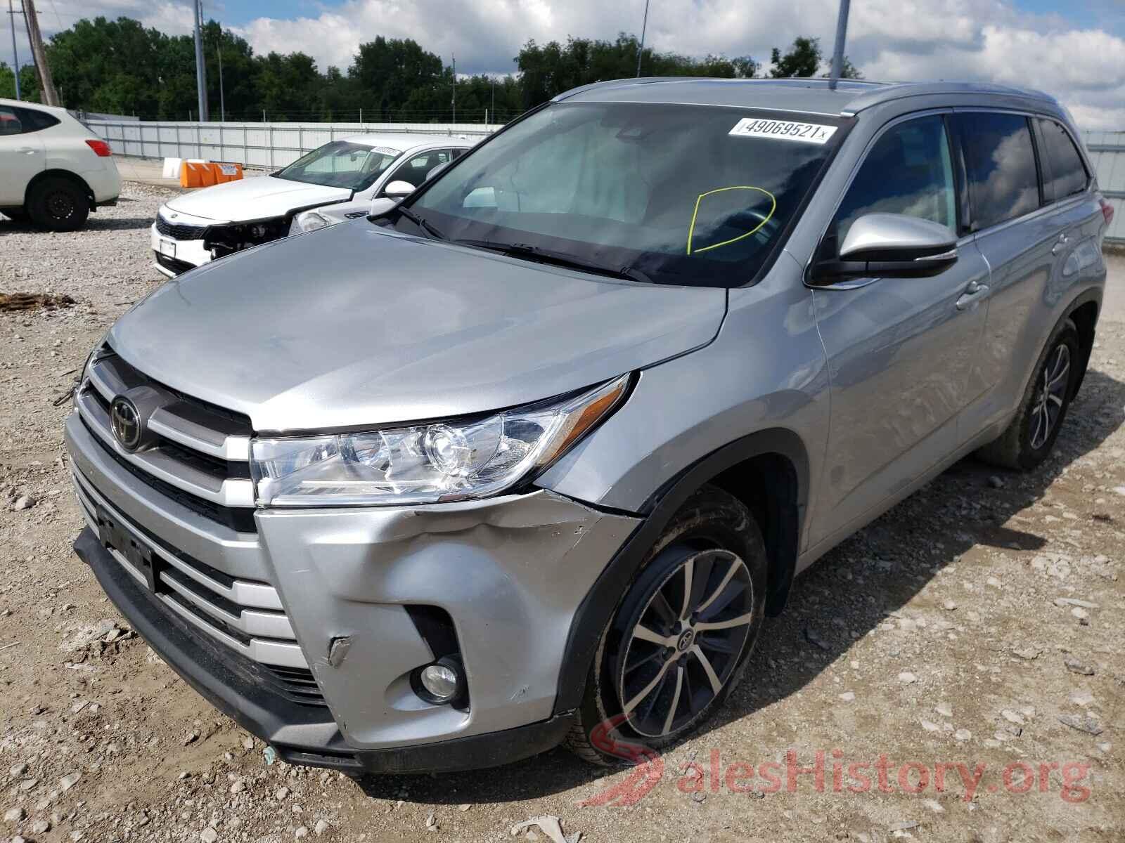 5TDJZRFHXJS525450 2018 TOYOTA HIGHLANDER