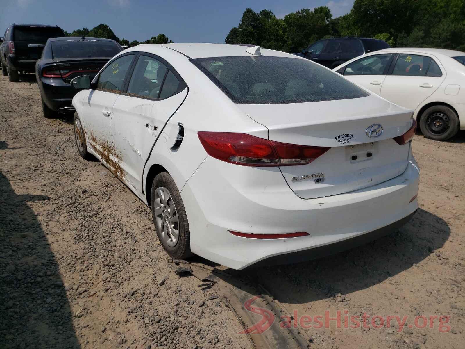 5NPD74LFXHH076697 2017 HYUNDAI ELANTRA